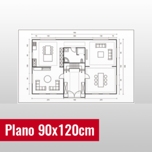 PLANO 90X120 BN