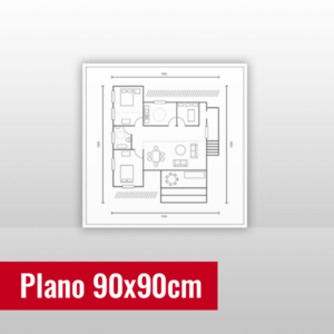 PLANO 90X90 BN